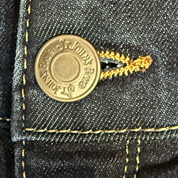 St. John's Bay Dark Indigo Cropped Straight-Leg Jeans - Picture 6 of 6